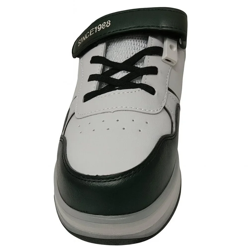 White & Black Light-Up Skate Sneakers | Size 6.5 | New in Box